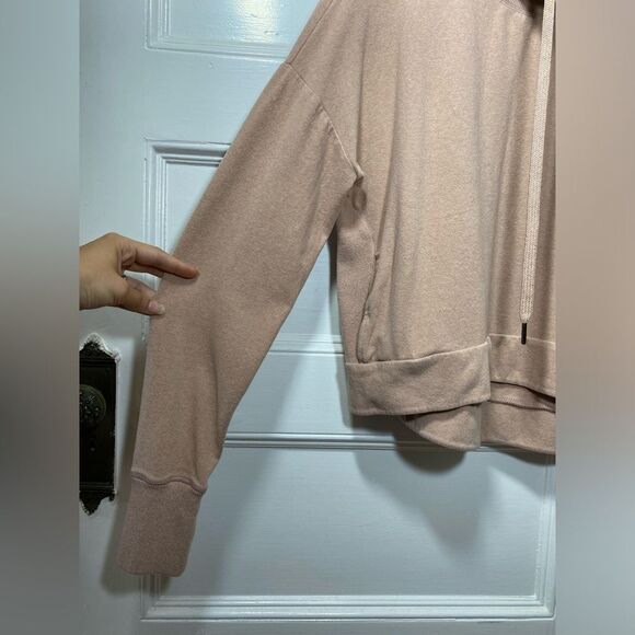 Sweaty Betty | Harmonise Luxe Fleece High Neck Sweatshirt Antique Pink Sz Medium - Picture 9 of 15